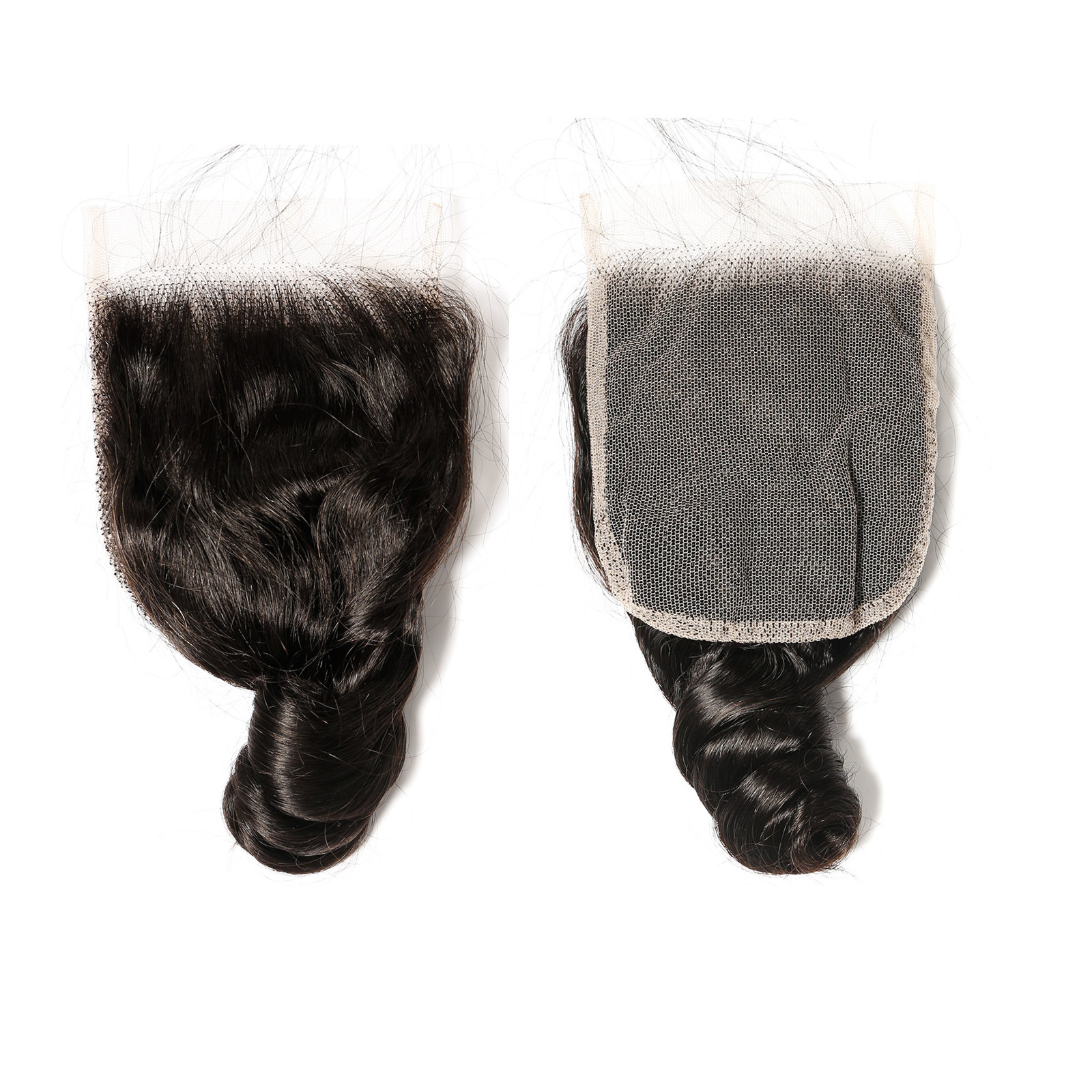 Stema Transparent Lace 4x4 5X5 6X6 7X7 Closure Loose Wave Virgin Hair